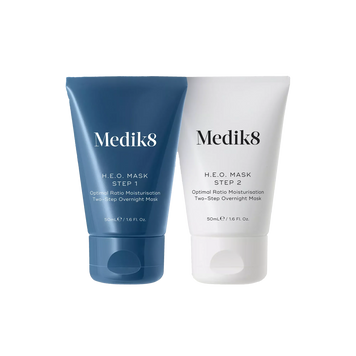 Оптимальне зволоження 2-етапна нічна маска Medik8 H.E.O. Mask Optimal Ratio Moisturisation Two-Step Overnight Mask 851376 фото